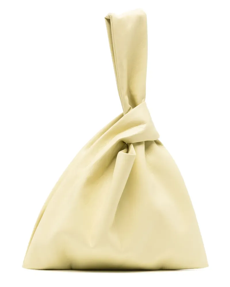 Nanushka Jen Clutch aus Kunstleder - Gelb Gelb