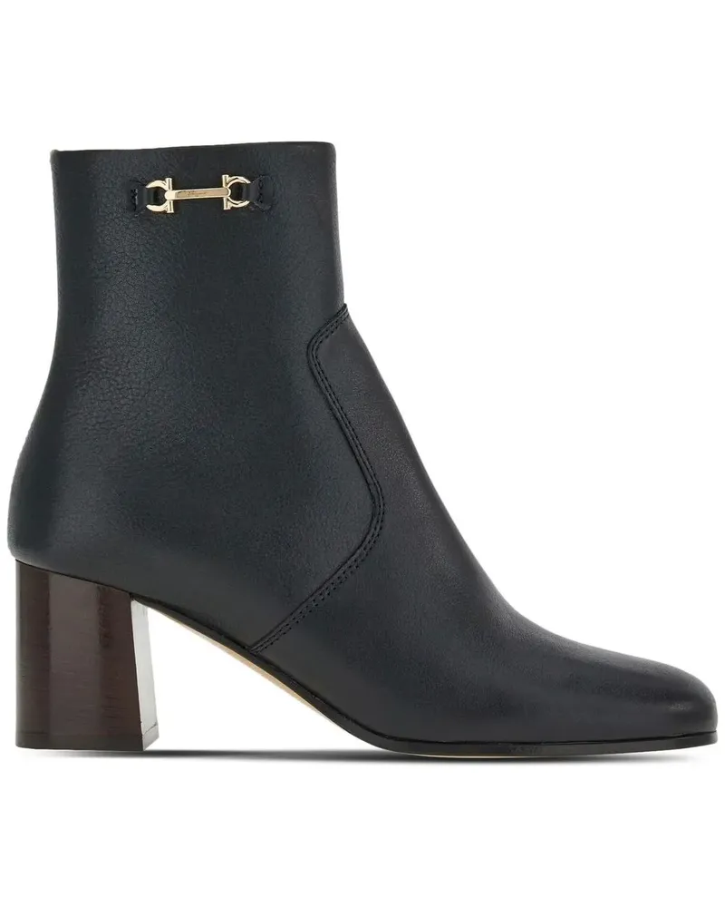 Ferragamo Otello Stiefeletten mit Schnalle - Schwarz Schwarz