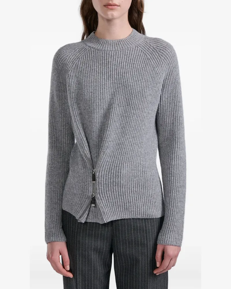 Barbara Bui Asymmetrischer Pullover - Grau Grau