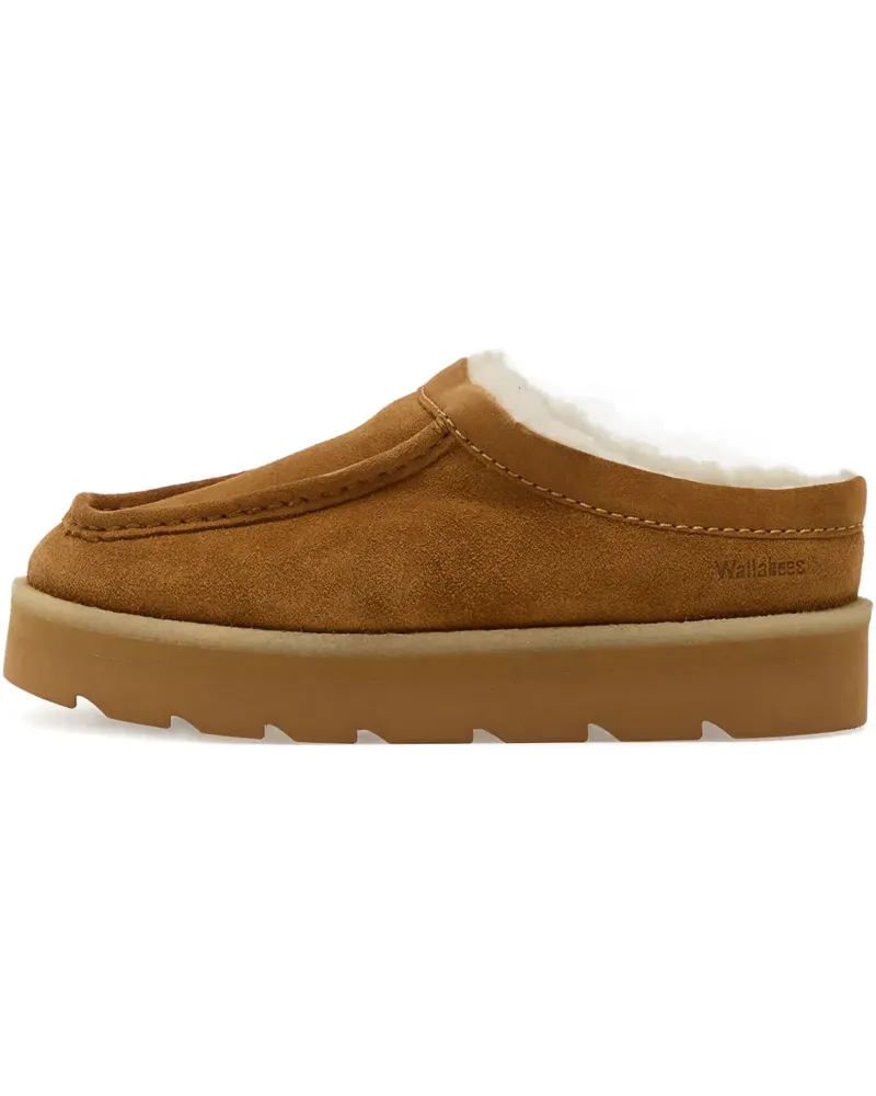 Clarks Meare platform slippers - Braun Braun