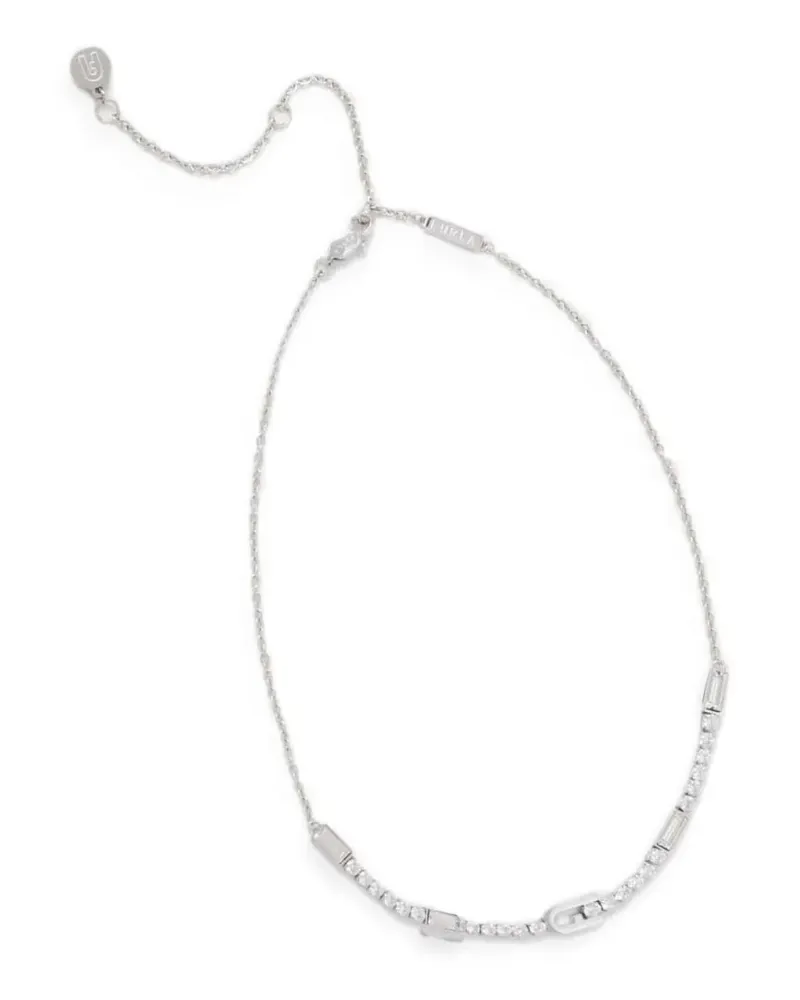 Furla Halskette mit Kristallen - Silber Silber