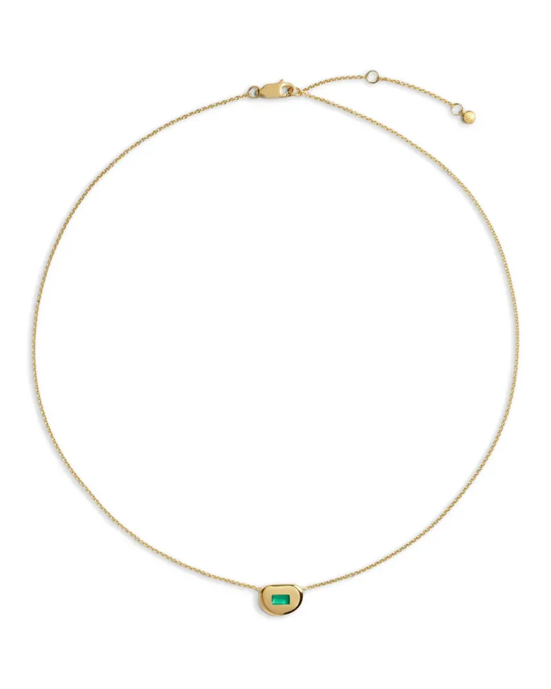 Monica Vinader Gemdrop onyx necklace - Gold Gold