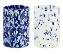 Macchia Murano Glas Set - Blau