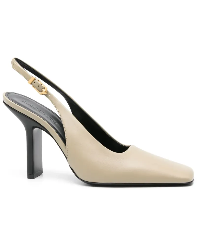 Lanvin Mesure Slingback-Pumps 95mm - Grün Grün