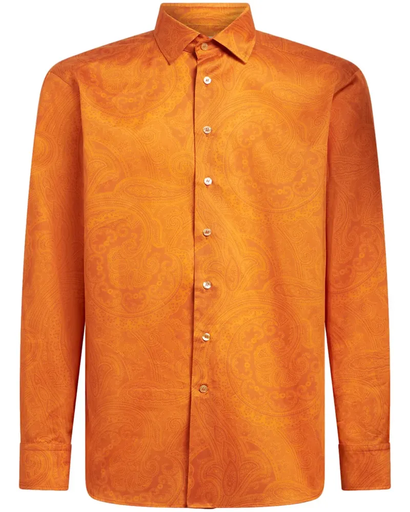 Etro Hemd mit Paisley-Print - Orange Orange