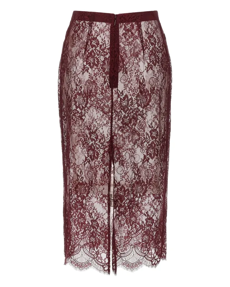 L'Agence Makena midi skirt - Rot Rot