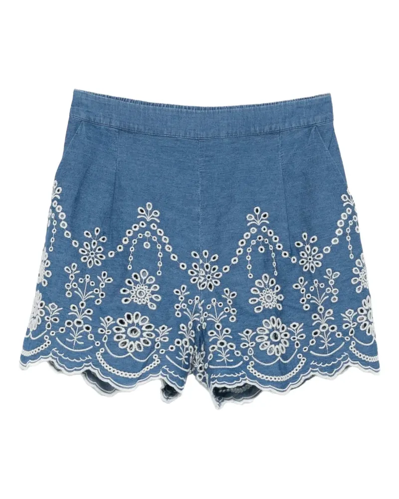 MC2 Saint Barth embroidered shorts - Blau Blau