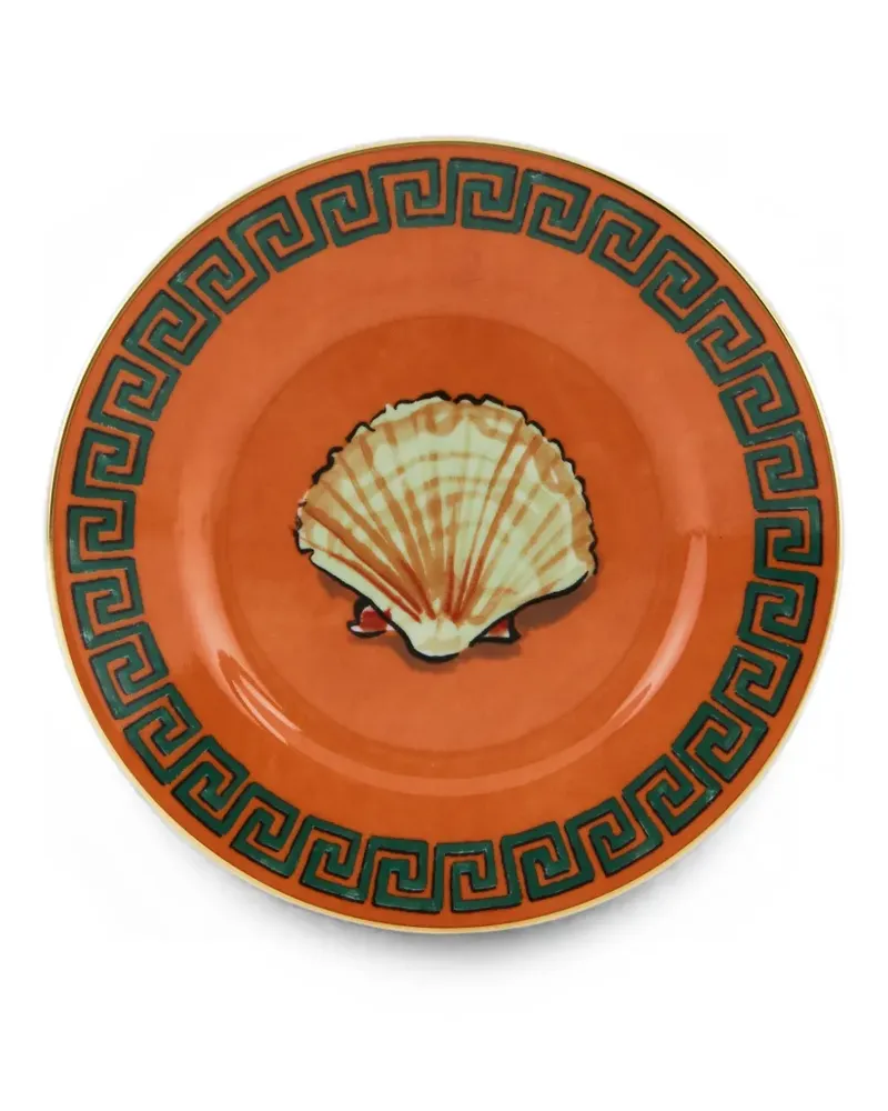Ginori 1735 x Luke Edward Hall Il Viaggio di Nettuno Brotteller (4er-Set) - Orange Orange