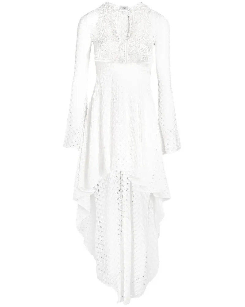 Giambattista Valli Asymmetrisches Kleid - Weiß Weiß