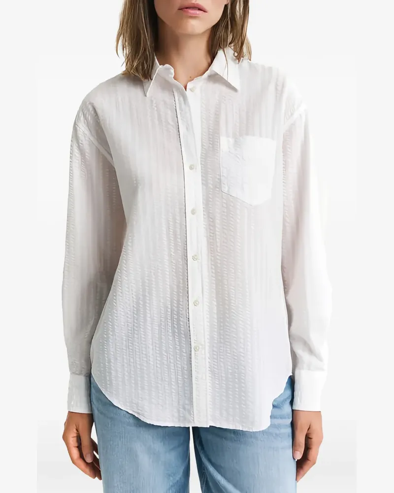 Gant chest-pocket shirt - Weiß Weiß