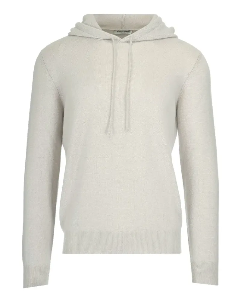 Al Duca D’Aosta 1902 Hoodie aus Kaschmir - Weiß Weiß