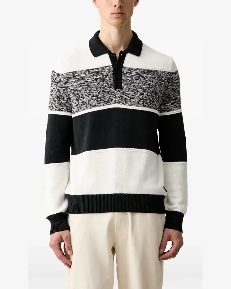 JOOP! Gestreifter Pullover mit Polokragen - Blau Blau