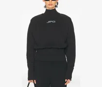 Hemd mit Stehkragen - Schwarz