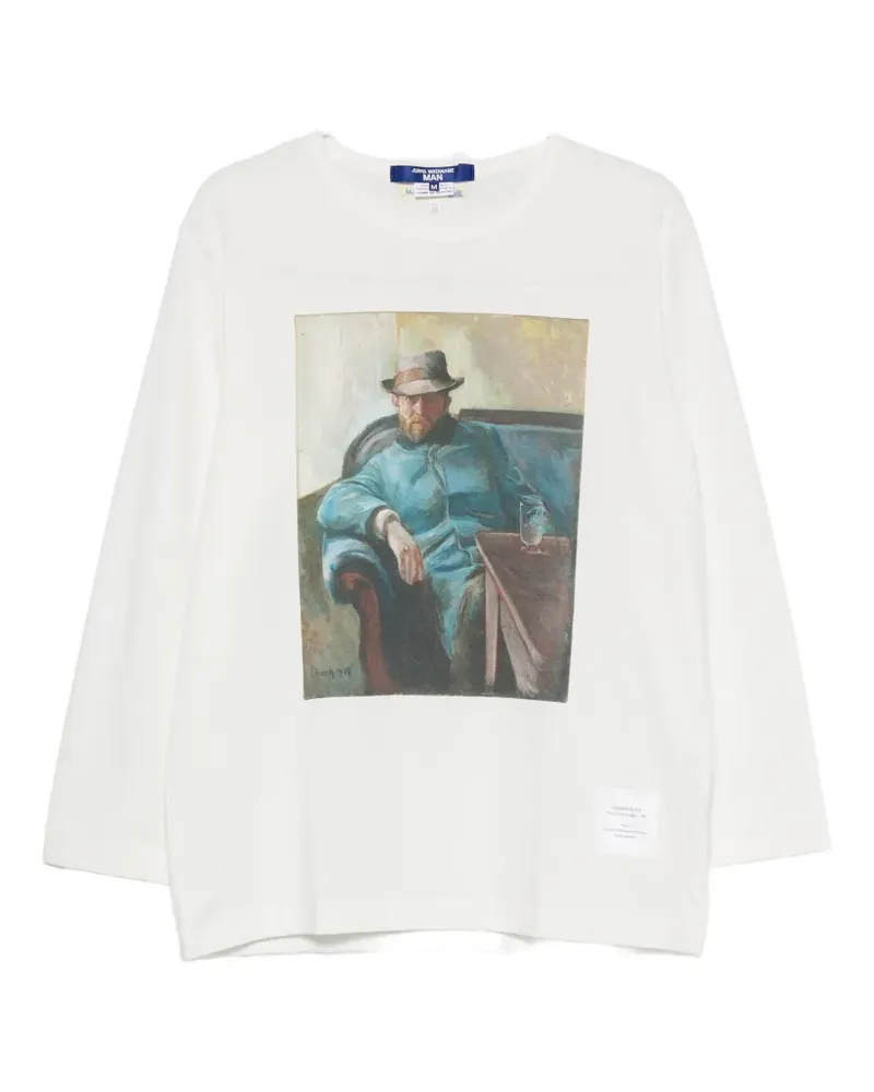 Junya Watanabe long-sleeves T-shirt - Weiß Weiß