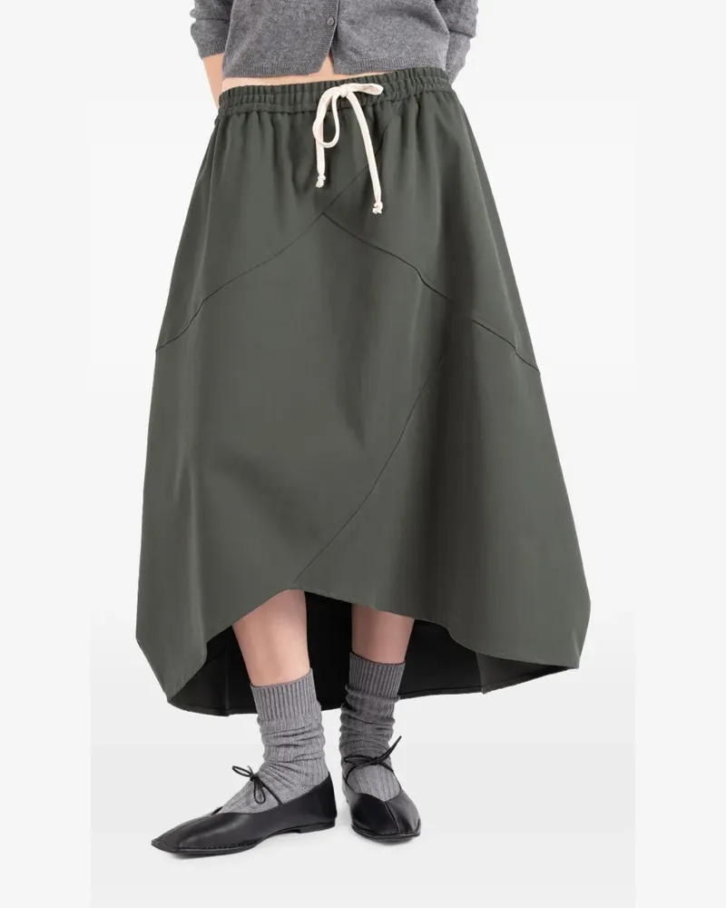 Société Anonyme Bunka asymmetric drawstring maxi skirt - Grün Grün