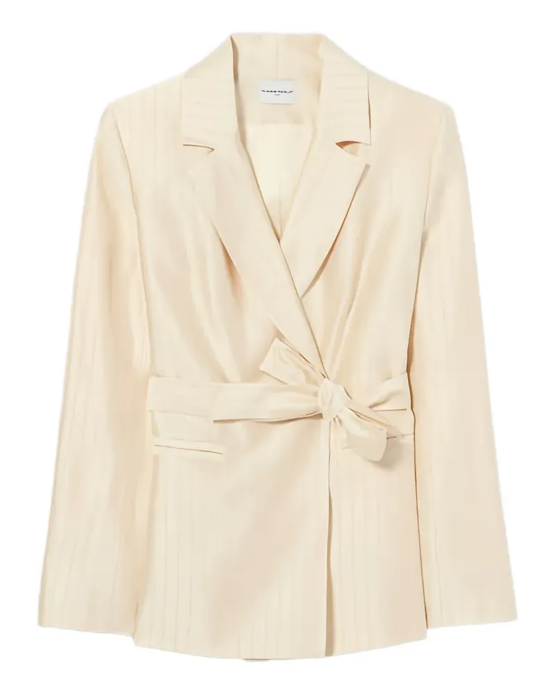 Claudie Pierlot Gestreifter Blazer - Nude Nude