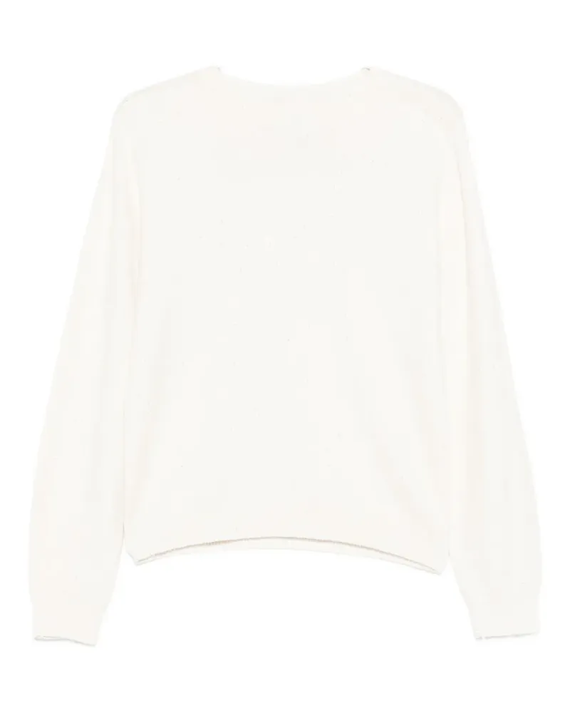 Liu Jo Pullover mit Rundhalsausschnitt - Weiß Weiß
