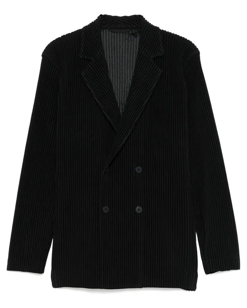 Issey Miyake Tailored Pleats Sakko Schwarz