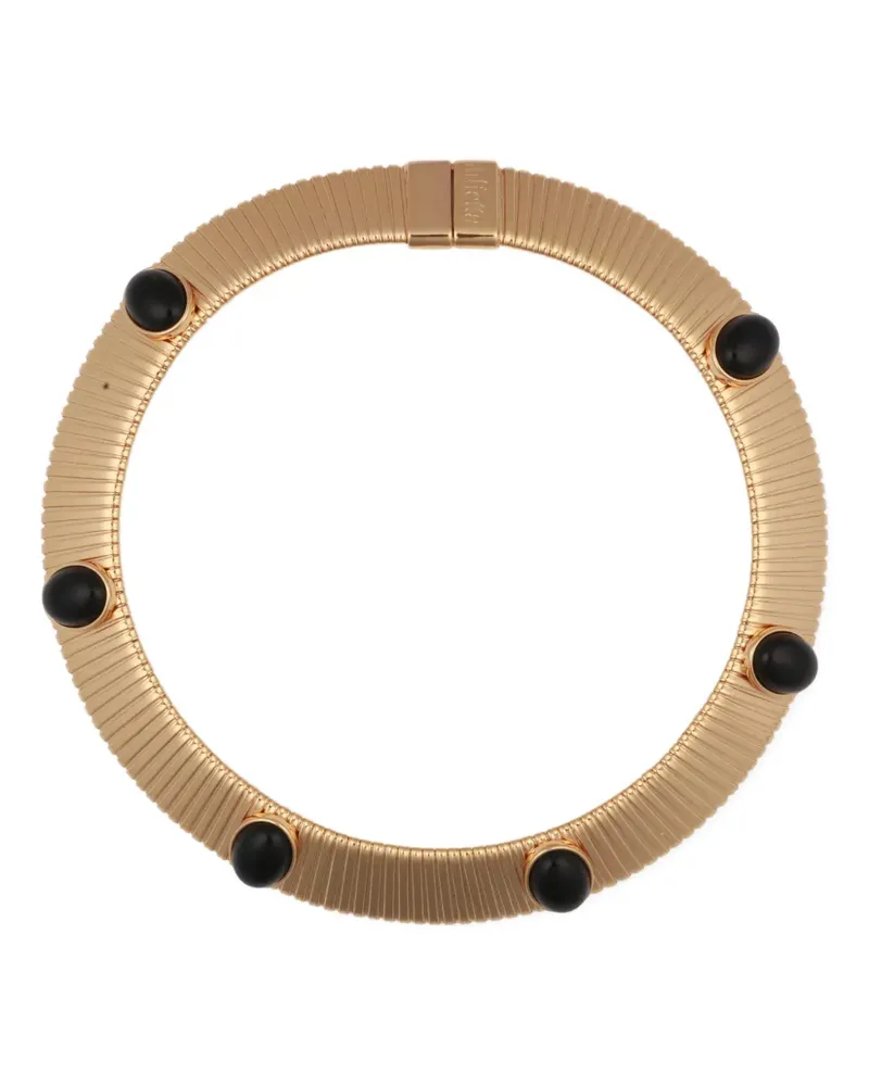 JULIETTA Celeste onyx necklace - Gold Gold