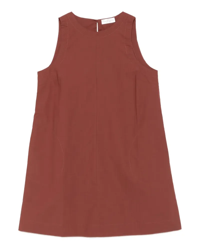 Roberto Collina sleeveless A-line mini dress - Braun Braun