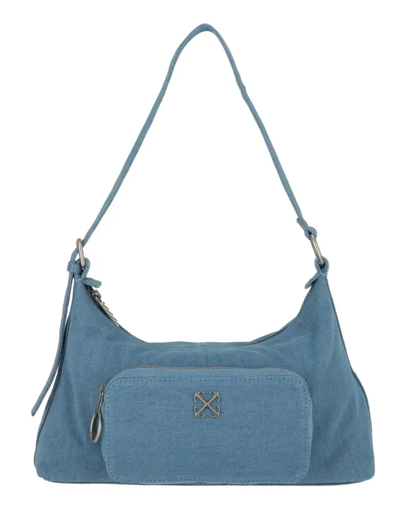 OFF-WHITE Arrows denim shoulder bag - Blau Blau