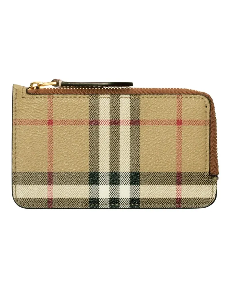 Burberry Kartenetui mit Vintage-Check - Nude Nude