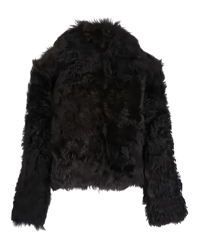 TWP Sylvia fur jacket - Schwarz Schwarz