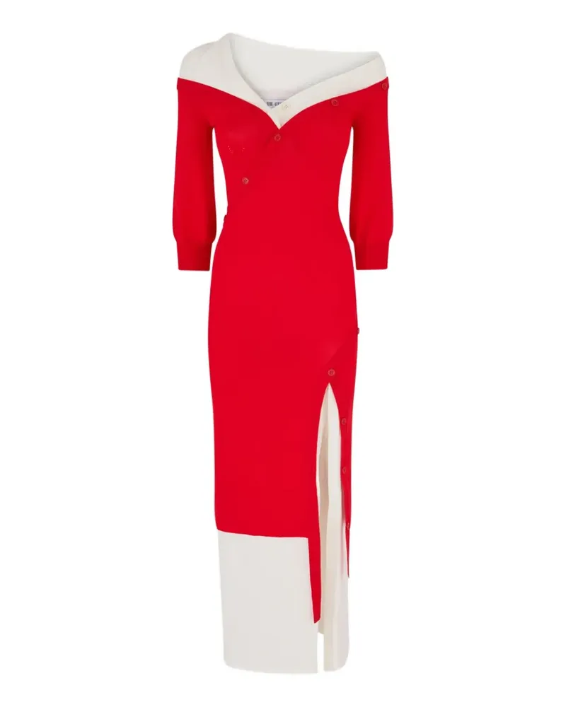 ATTICO Schulterfreies Kleid - Rot Rot