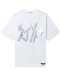 SJYP T-Shirt mit Logo-Print Weiß