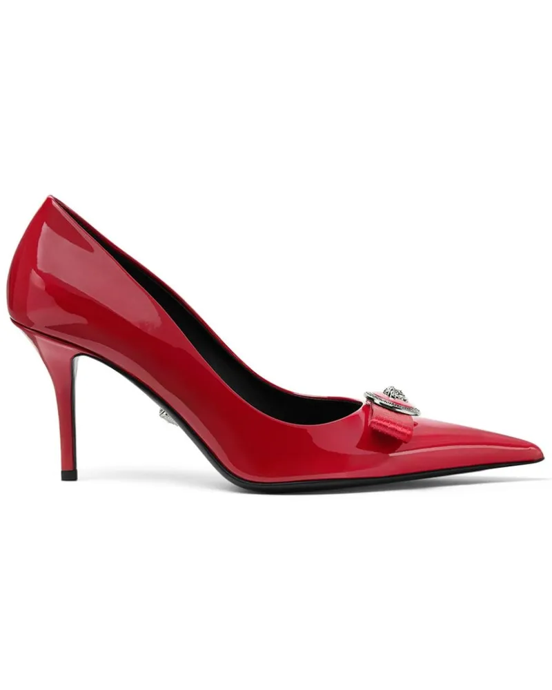 Versace Gianni Ribbon Pumps 85mm - Rot Rot