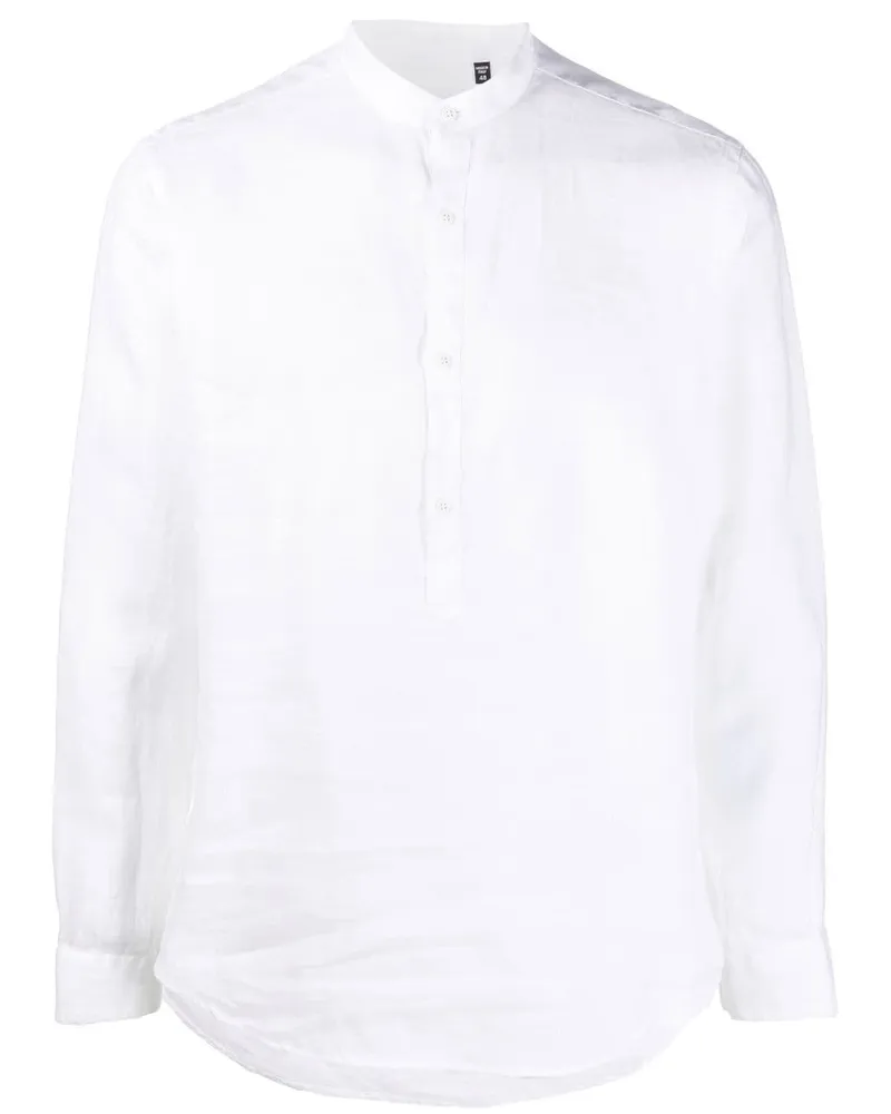 Costumein Martin button-plaquet shirt Weiß