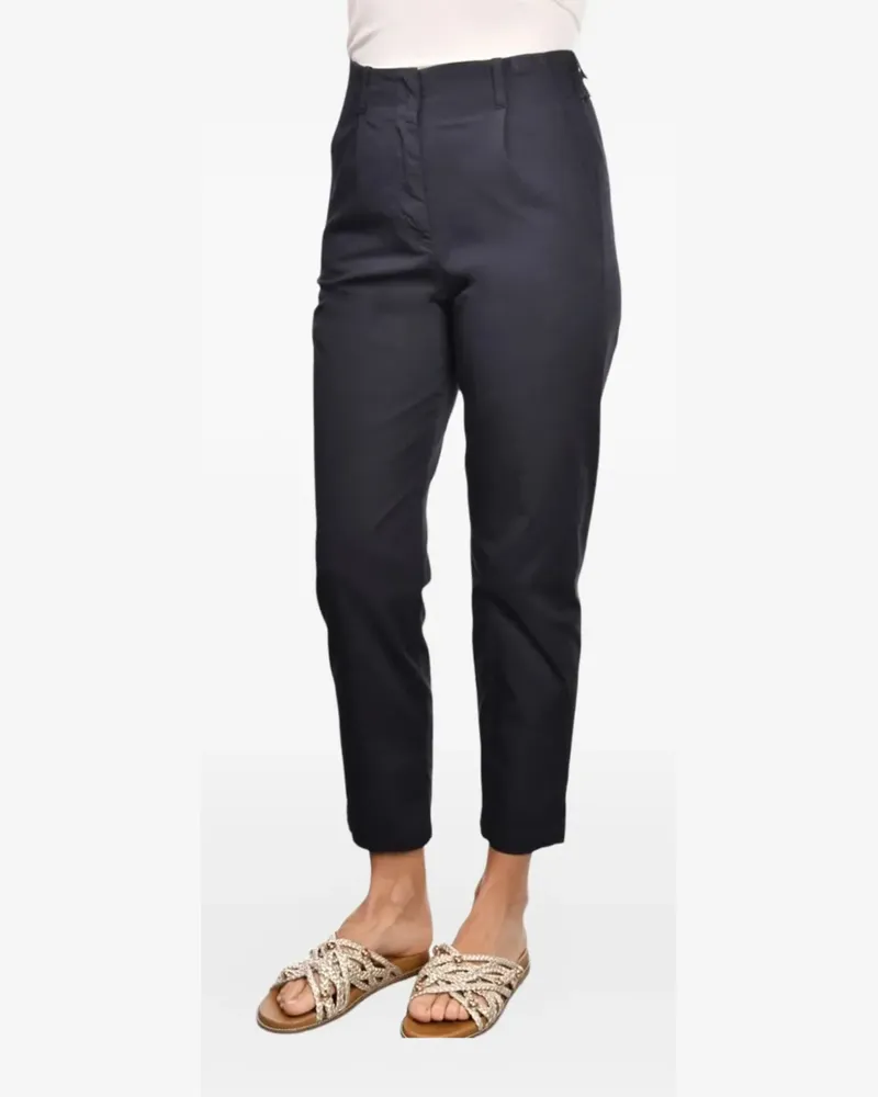 Gran Sasso Cropped-Hose mit Abnähern - Blau Blau