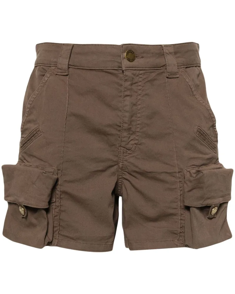 Pinko Klassische Cargo-Shorts Braun