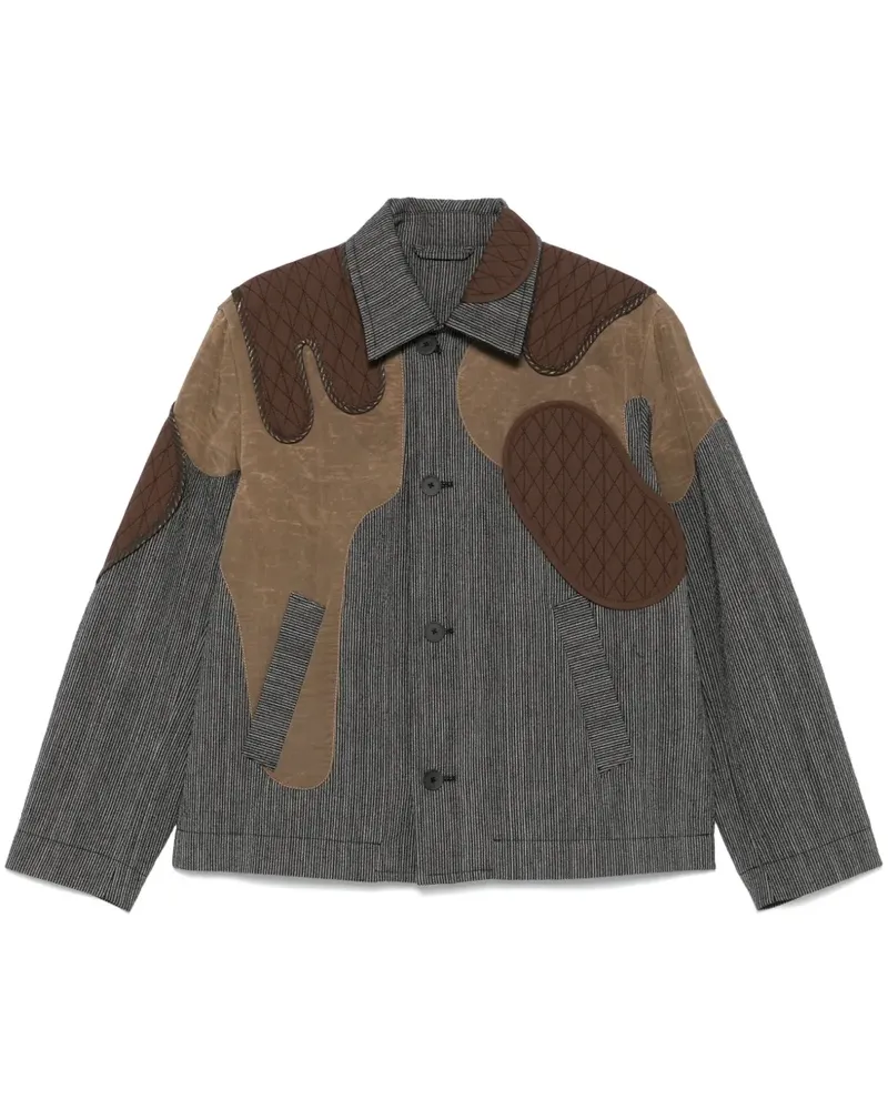 Craig Green Jacke im Patchwork-Design - Braun Braun