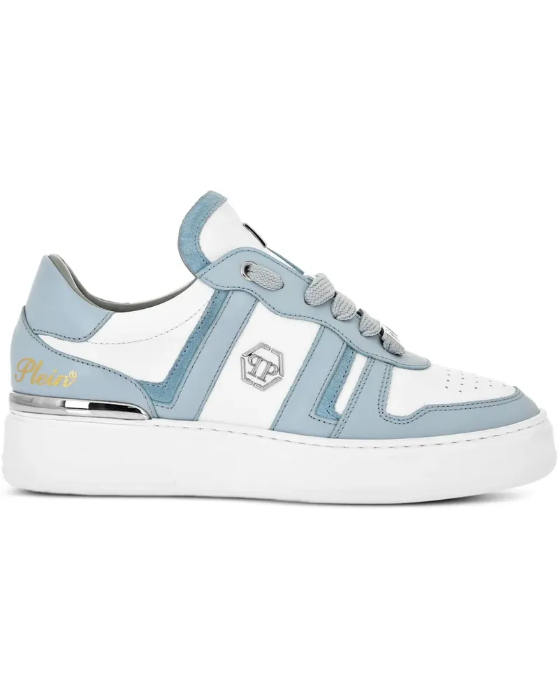 Philipp Plein Gestreifte Sneakers - Blau Blau