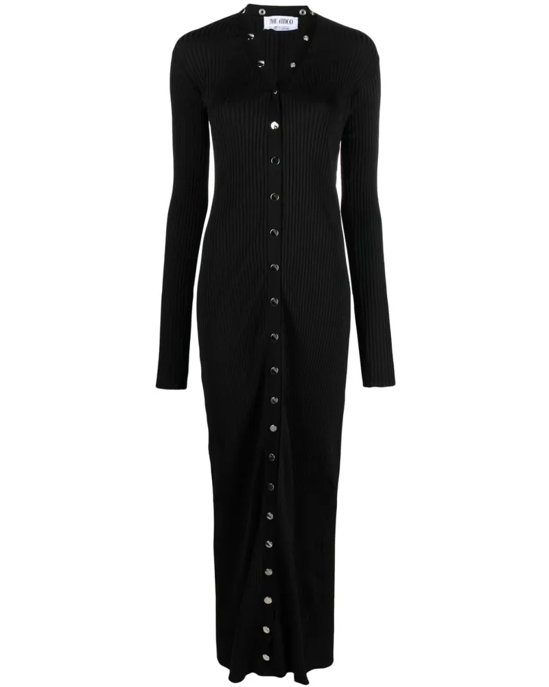 ATTICO Gestrickter Cardigan - Schwarz Schwarz