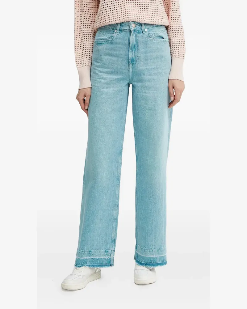 HUGO BOSS Ausgefranste Jeans - Blau Blau
