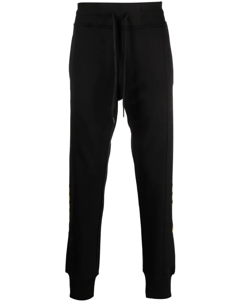 Versace Jeans Jogginghose mit Ketten-Print - Schwarz Schwarz