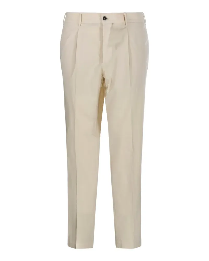 Biagio Santaniello pleated trousers - Nude Nude