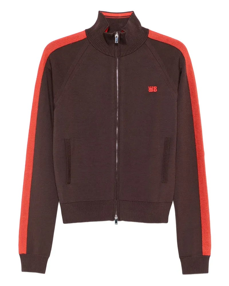 Wales Bonner Sportjacke mit Streifen - Braun Braun