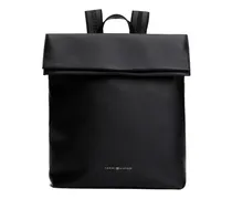 Rucksack mit Klappdeckel - Schwarz