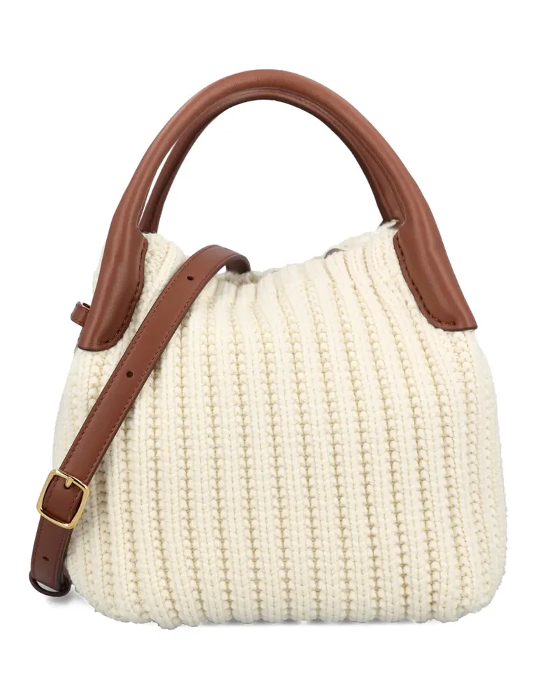 Loro Piana small Bale tote bag - Nude Nude