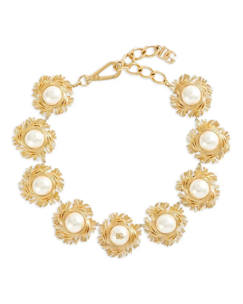 Dolce & Gabbana Halskette mit Cabochons - Gold Gold