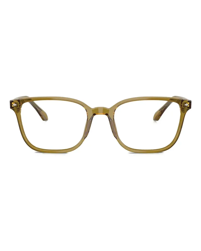 Giorgio Armani Brille mit eckigem Gestell - Braun Braun