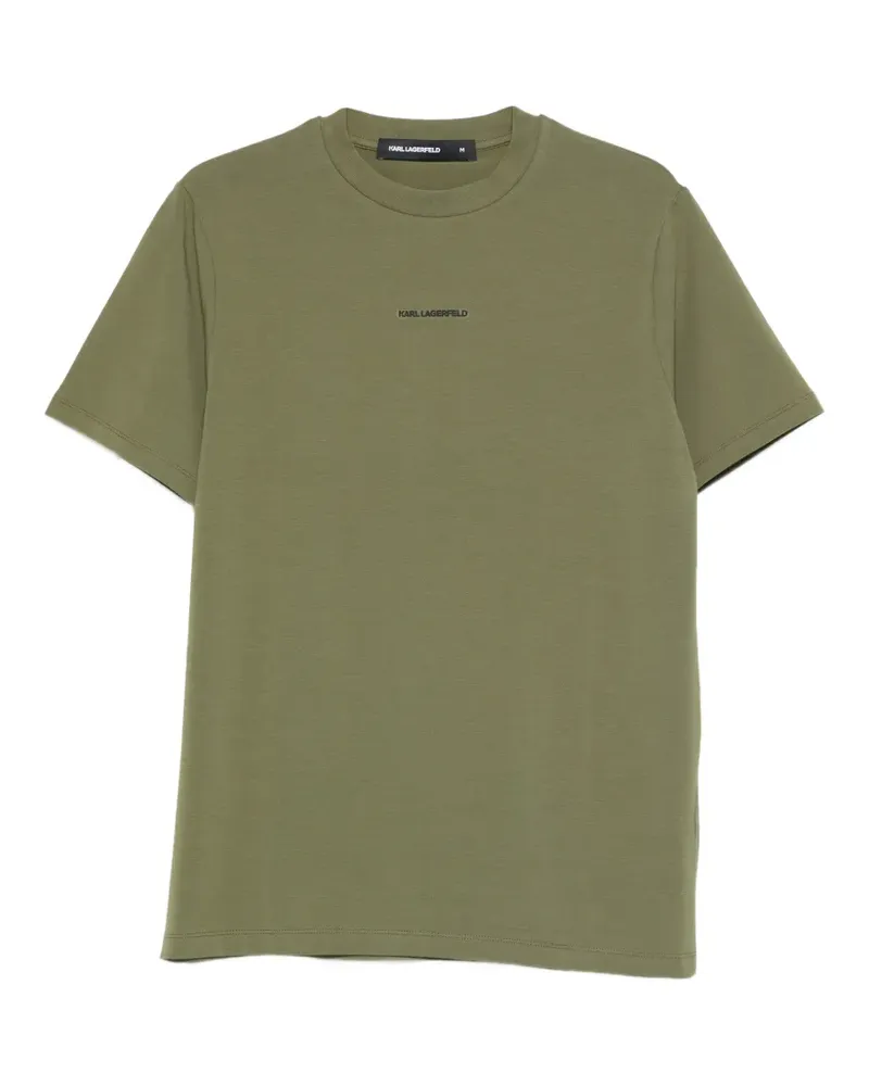 Karl Lagerfeld T-Shirt mit Logo-Detail - Grün Grün