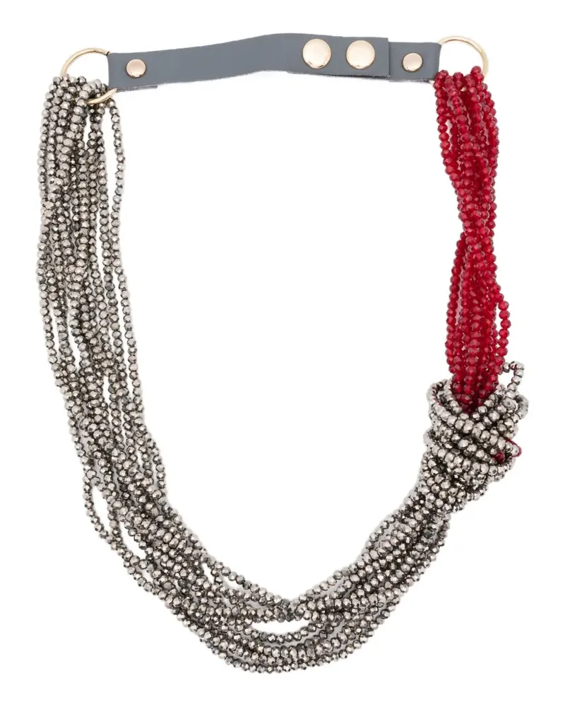Antonelli Firenze Halskette im Layering-Look - Silber Silber