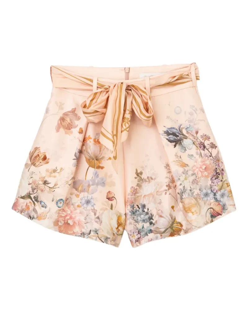 Zimmermann Valiant Shorts - Orange Orange