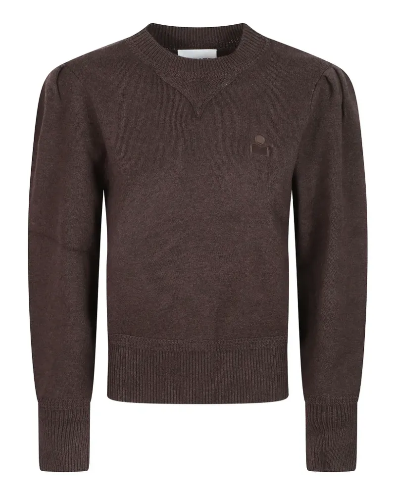 Isabel Marant logo-embroidered sweater - Braun Braun