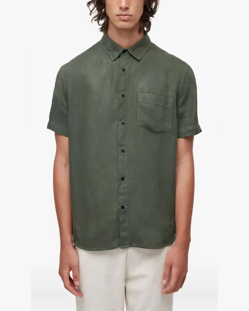 Osklen Klassisches Leinenhemd - Grün Grün