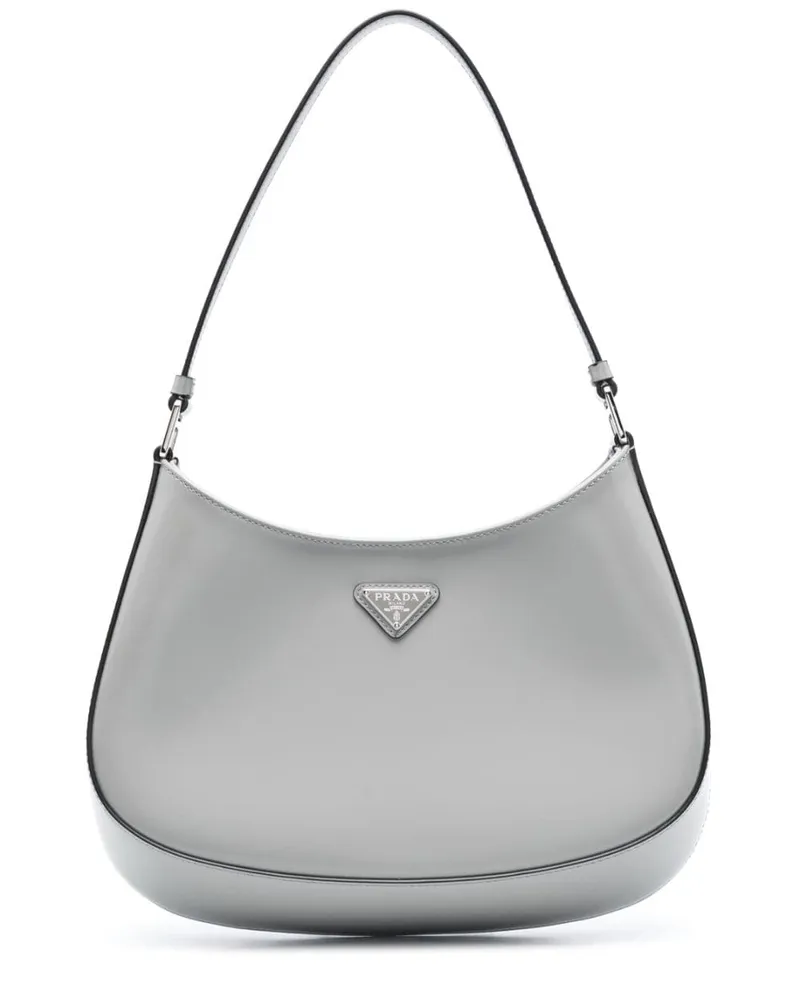 Prada Cleo Schultertasche - Grau Grau